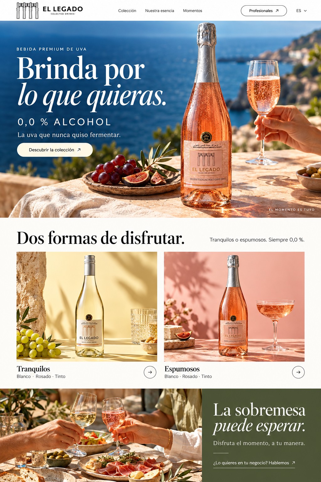 EL LEGADO — Selected Drinks