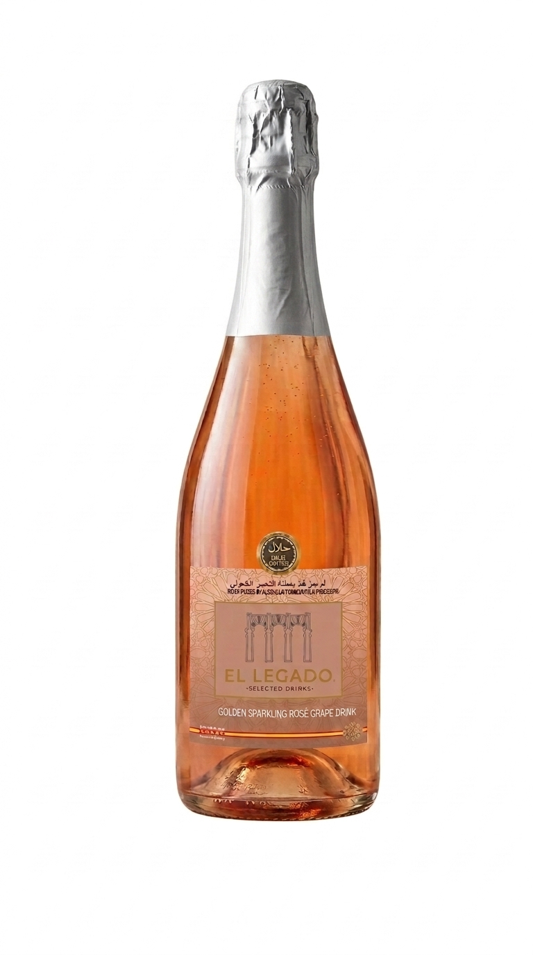 Botella original El Legado rosado espumoso